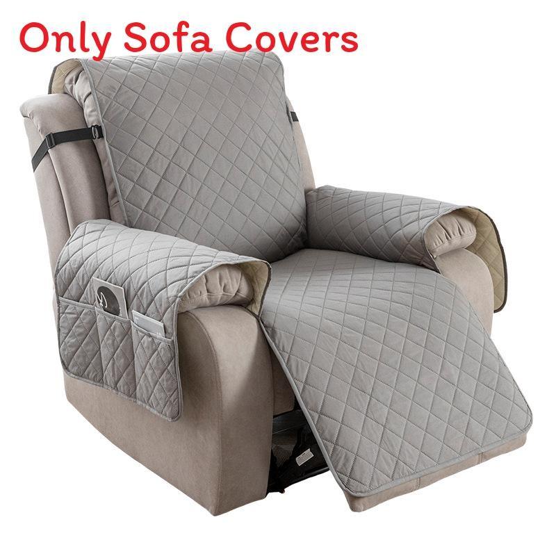 Universal Polyester Square Pattern Sofa Cushion For Single Double Triple Seat Lounge Chair Protector