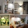 LED Double Head Wall Lamp Touch Control Remote 360 Rotatable USB Recharge Wireless Portable Night Light For Bedroom Reading Lamp