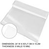 Greenhouse Film, Greenhouse Polyethylene Film 24x50 ft Greenhouse Plastic