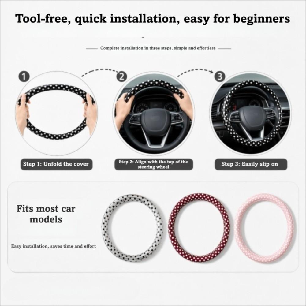 PVC-Leder Auto Lenkrad Dekoration Automobil Zubehör Auto Innenraum Dekoration