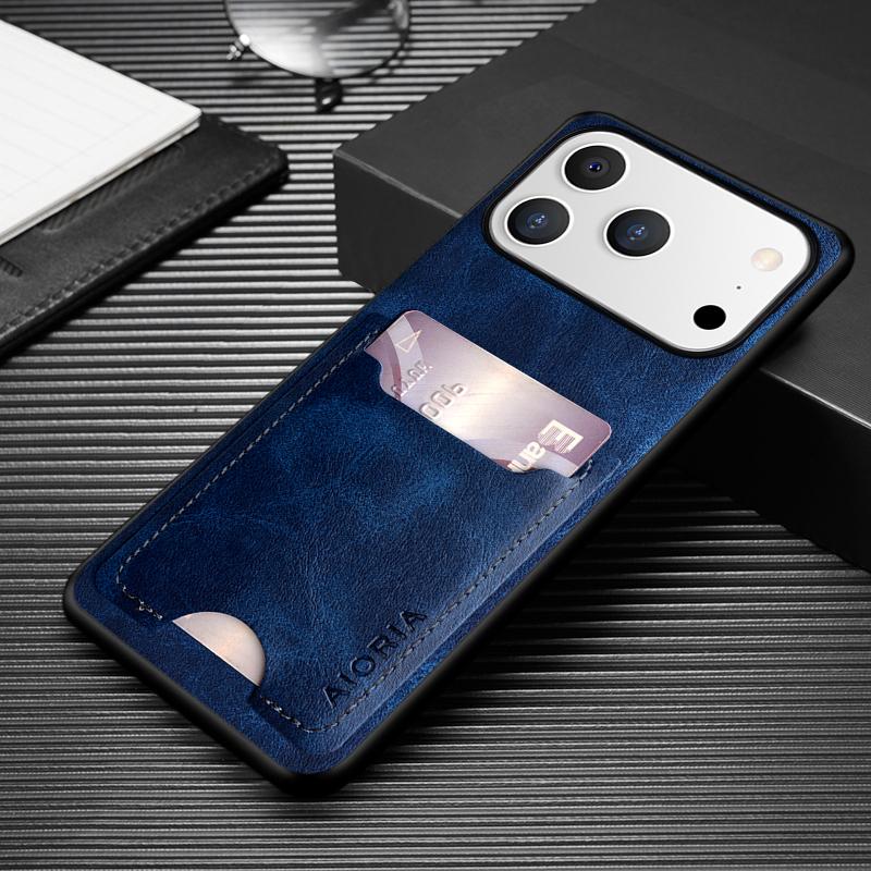 

Чехол для iPhone 17 Pro Max coque Держатель для карт Кошелек Задняя крышка PU Кожа чехол для телефона funda для iPhone 17 Air case capa IPhone 17