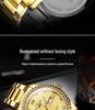 Influencer Brand Men's Tycoon Gold Luminous Waterproof Steel Watch