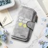 Stylish Lemon Printed Wallet Large Capacity Multifunctional Slim Portable Card Holder Purse for Daily Use