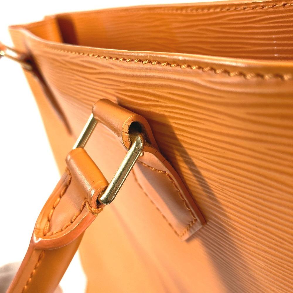 Louis Vuitton M5274H Epi Sac Plat PM Hand Bag Vertical Tote Bag Leather Orange