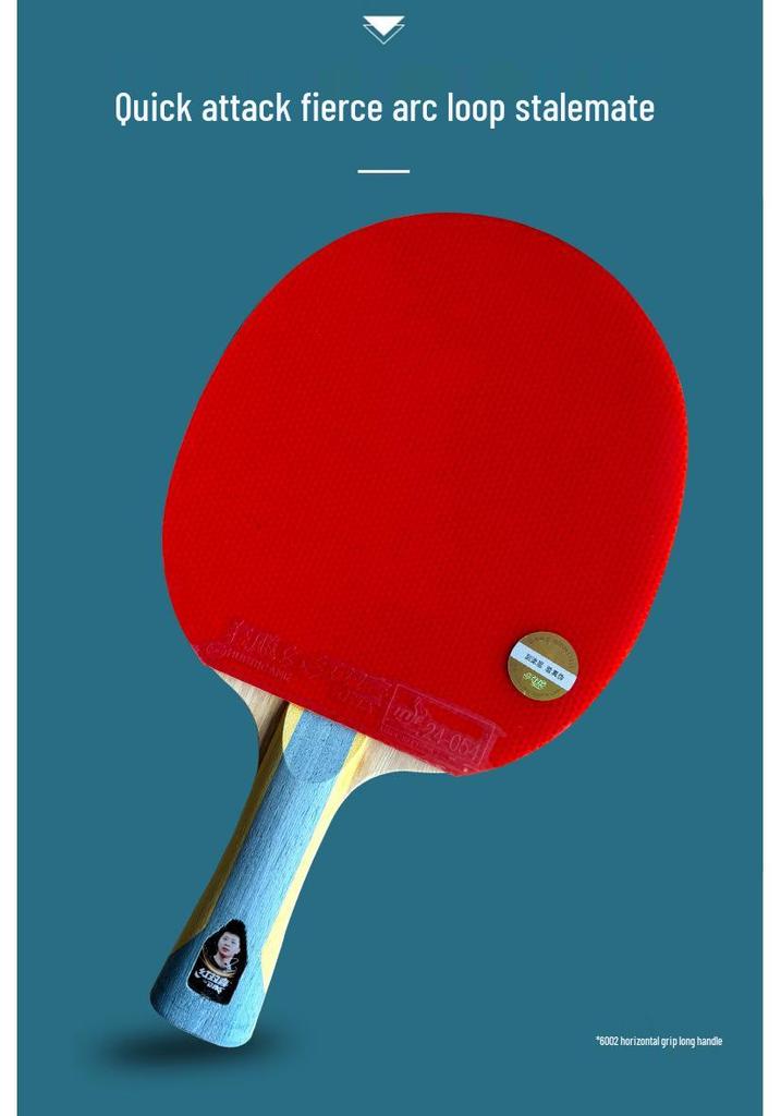 Double Happiness 6-Star Professional Table Tennis Racket for Students and Beginners