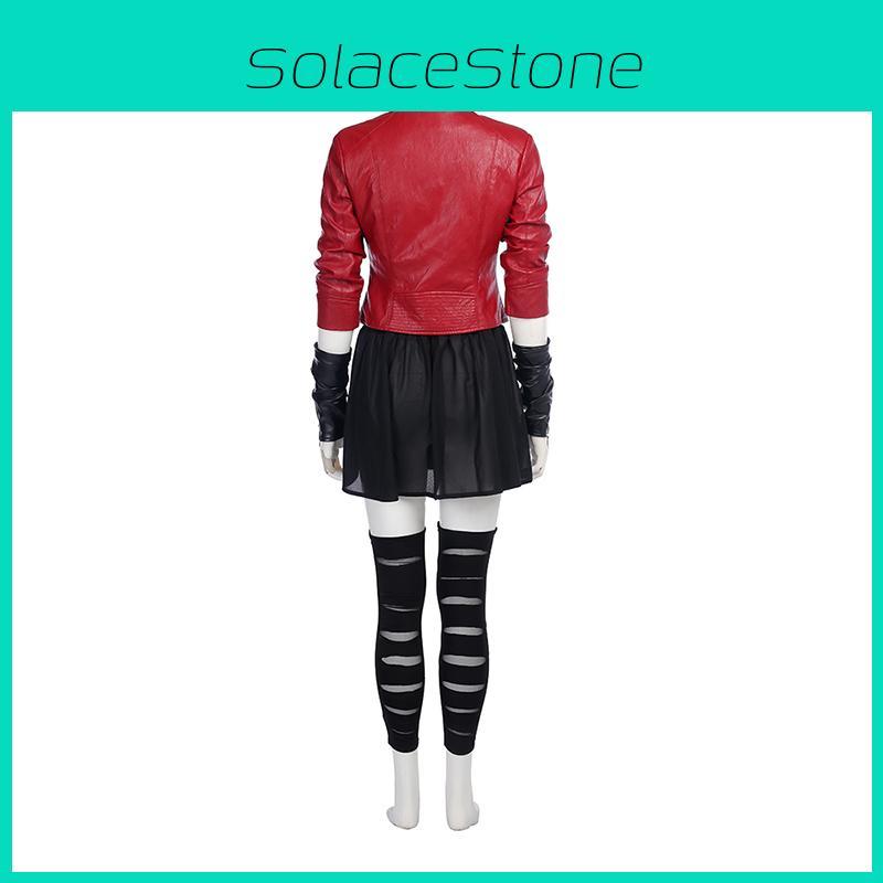 Premium Quality Avengers Age Of Ultron Scarlet Witch Cosplay Costume For Women