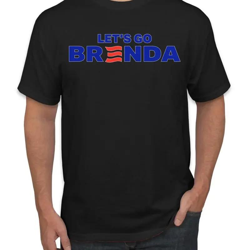Lets Go Brenda Flag Logo Funny Maga Brandon Fjb T Shirt
