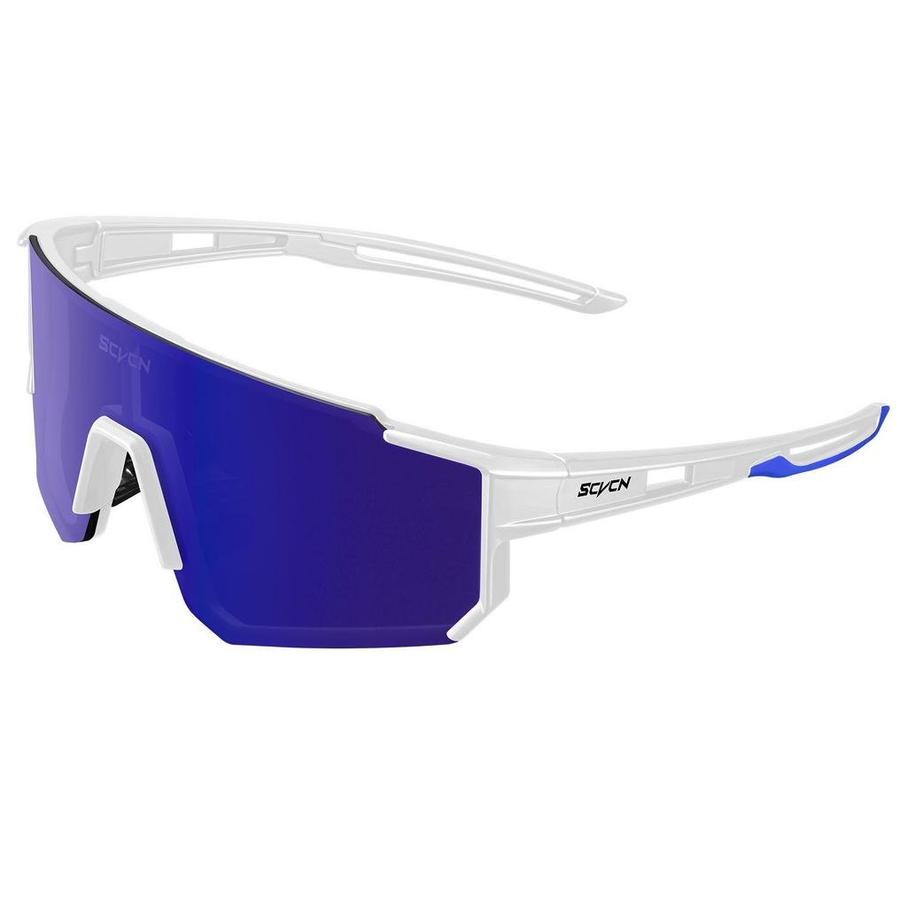 SCVCN Unisex Outdoor Cycling Sunglasses: Windproof & Sandproof One-Piece, Sporty Design