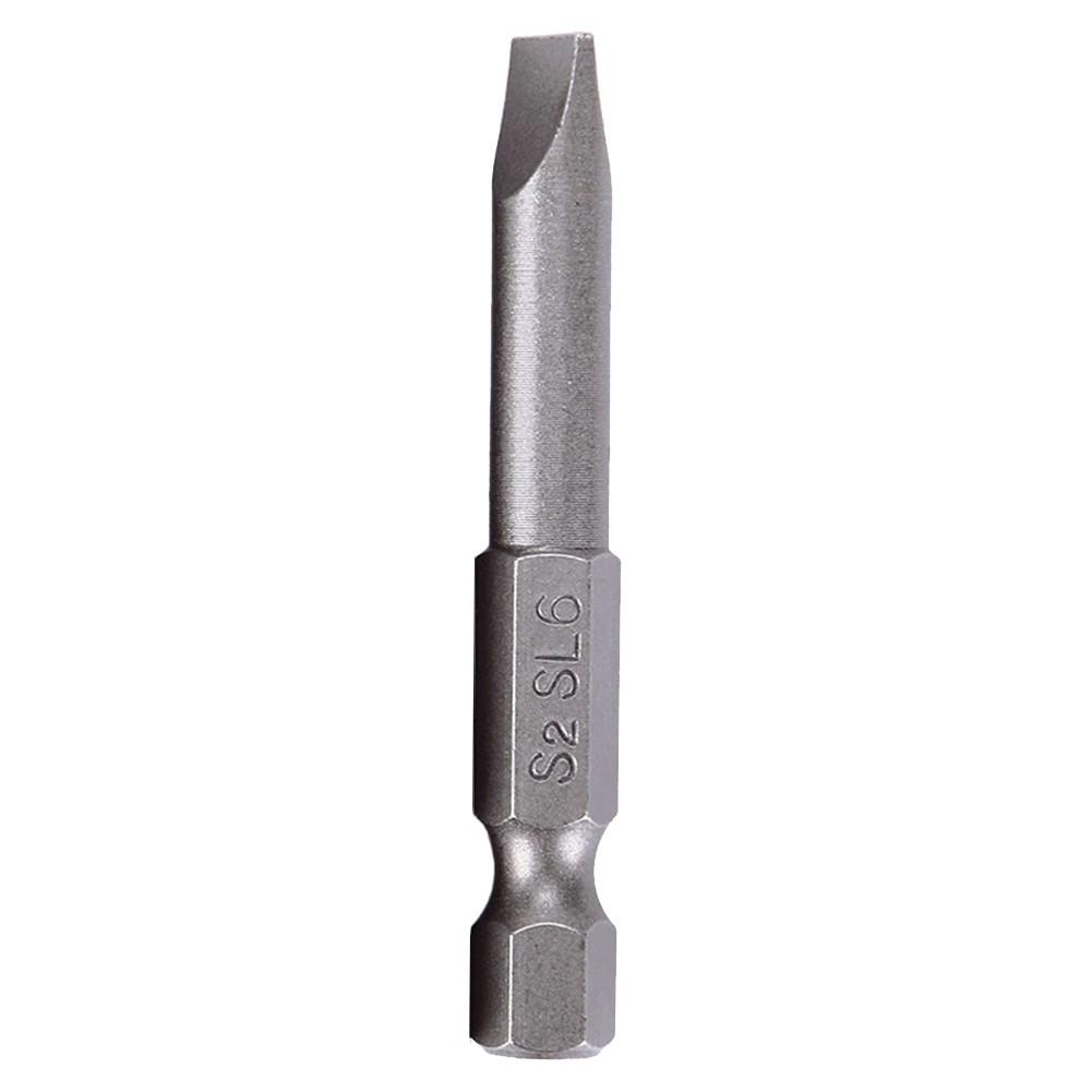 1 Stück Schraubendreherbit 2.0-6.0mm Zubehör Schlitzkopf