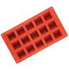 15 Cavity Square Silicone Mold Making Mousses Cake Mold Decorating Baking Tool for Making Chocolate Fondant Dessert