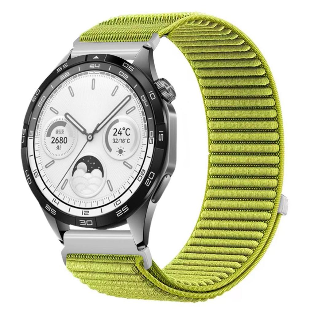 Huawei Watch5 Wilderness Nylon Band - Mountain Pattern. Compatible Samsung Watch7 Universal Band.