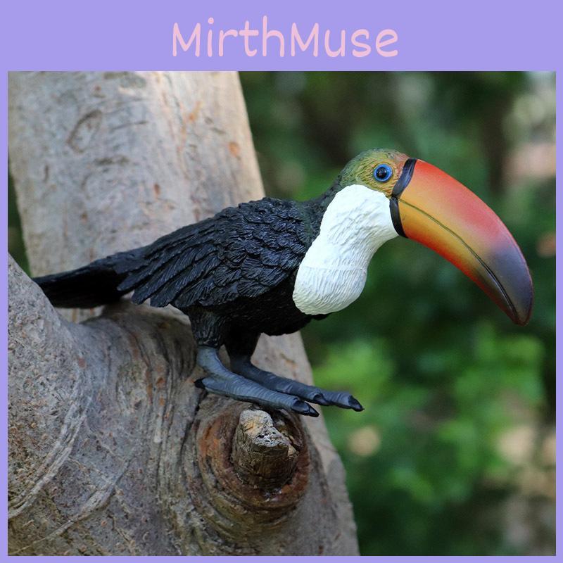 Wild Animal Big Billed Bird Ramphastos Toco Model For Kids Educational Toys