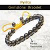 Zenvibes Pyrit-Armband | Rohes Echtheitszertifikat | Zieht Geld an und stärkt das Selbstvertrauen |
