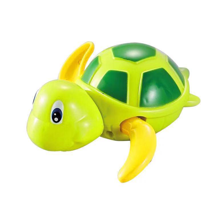 Cartoon Wind-Up Turtle Bath Toy for Infants and Toddlers