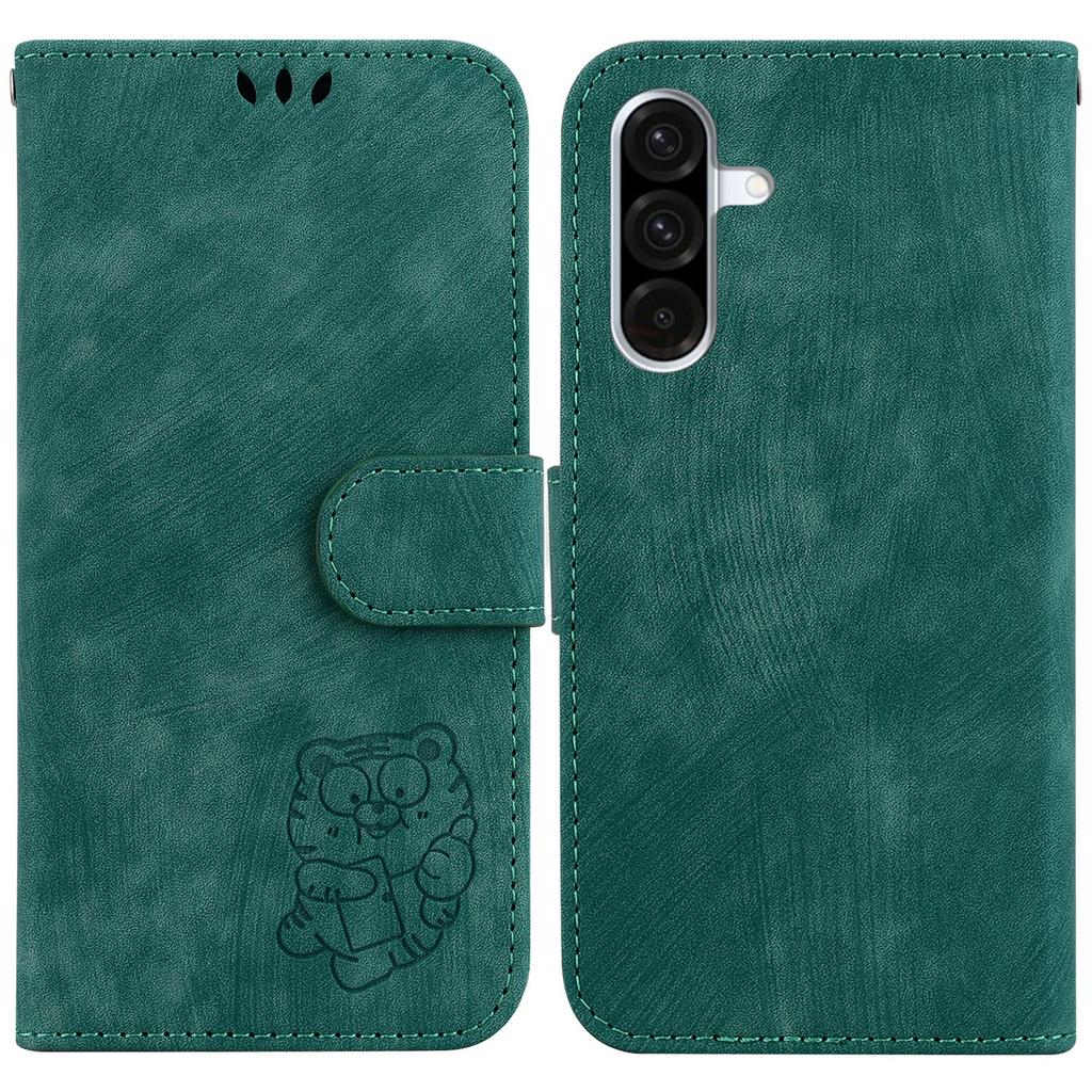 For Samsung Galaxy A17 5G/A17 4G/A26 5G Wallet Case Tiger Imprint Leather Shockproof Phone Cover