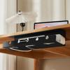 Under Desk Cable Management Cable Tray Under Desk with Clamp Power Strips Cord Holder No Drilling Spacious