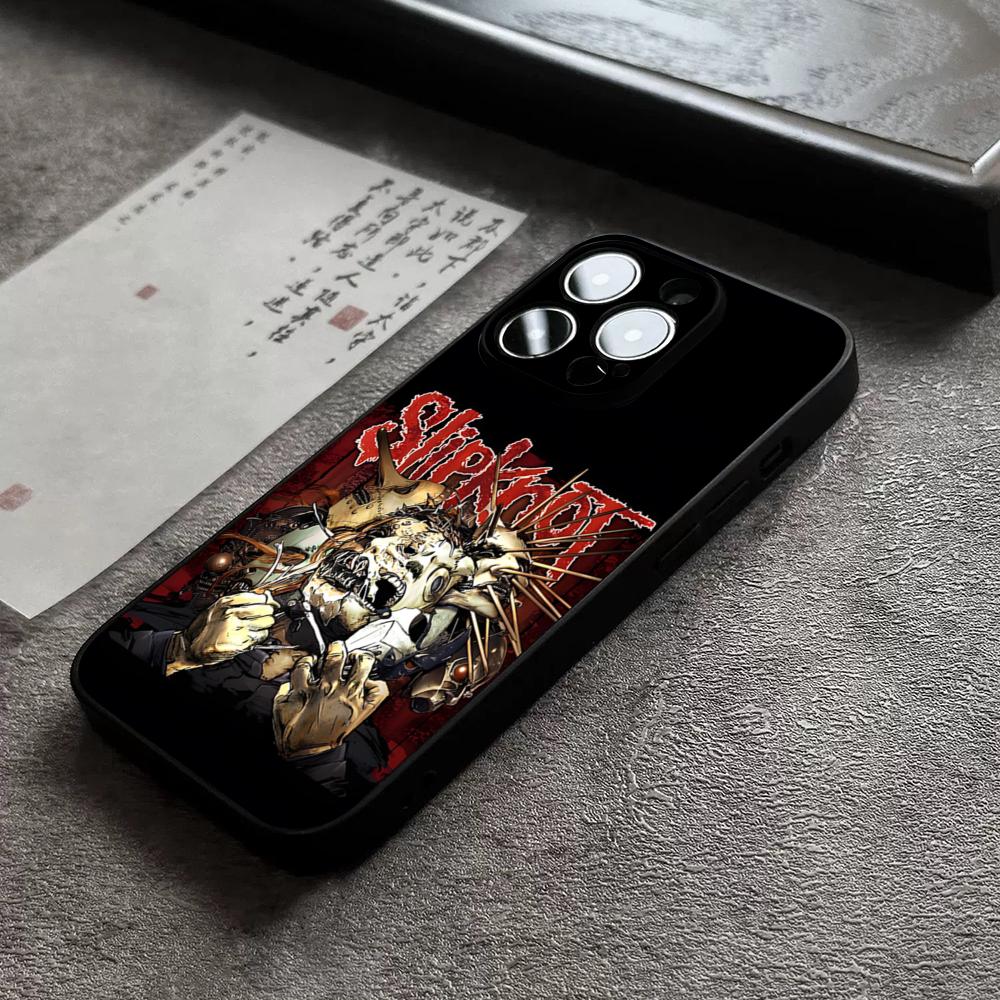 Popular S-Slipknot Band Rock Phone Case For 17 Pro Max For Iphone 14 16 Pro Max 12 15 11 13 Pro Xr X Xs 8 7 Plus Back Cover