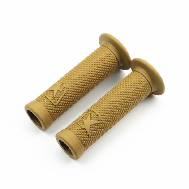 Motorcycle Grip Handle Vintage Silicone Rubber for 7/8/9 Inch Motorcycle Handle Cover Motorcycle Moped Modification Parts