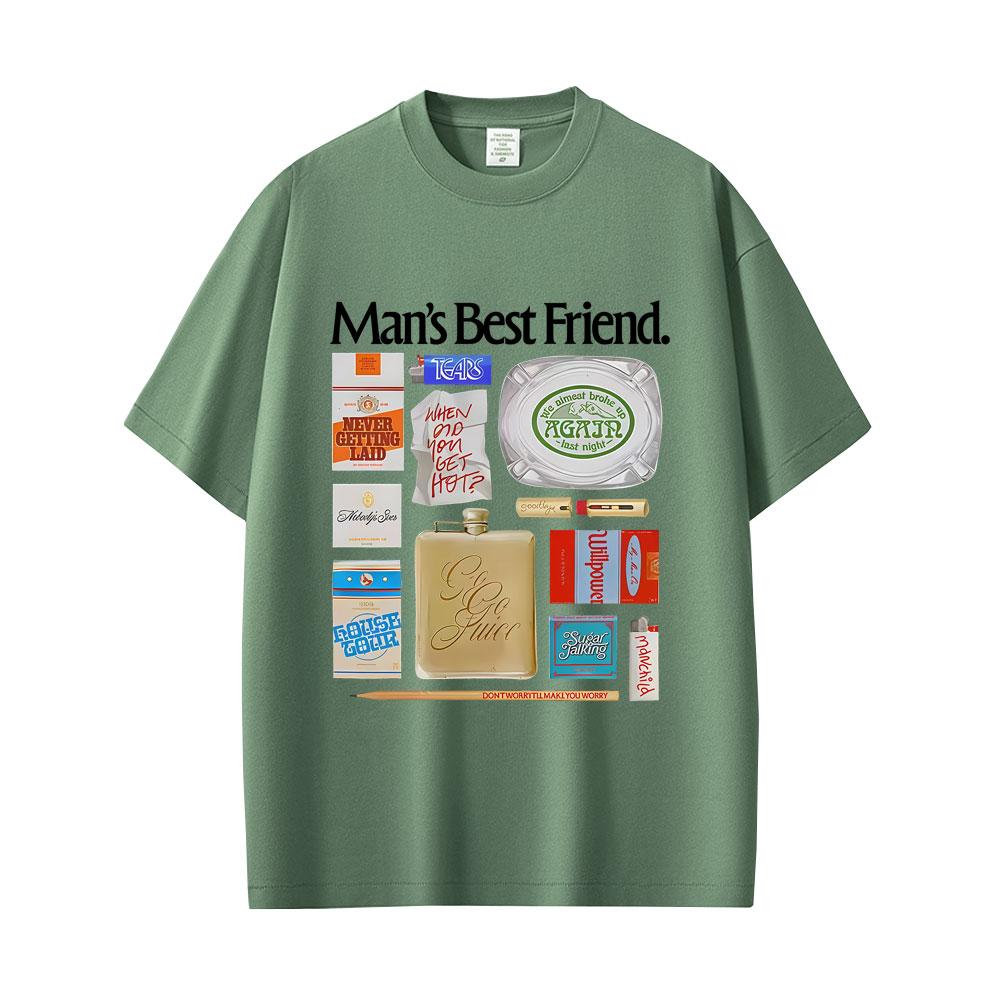 

Sabrina Carpenter Mans Best Friend Object Tshirt Men Women Casual Oversized Short Sleeve T Shirt 100 Cotton Tshirt Fans Gift 4XL