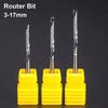 1Pcs Carbide End Router Bit Mill Tool  for Aluminum Fiberglass Acrylic Wood Copper Plastic