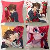 Anime New High School DxD New Cushion Cover Soft  EasyWash Pillow Case  Versatile for Couch Bed Travel and Office