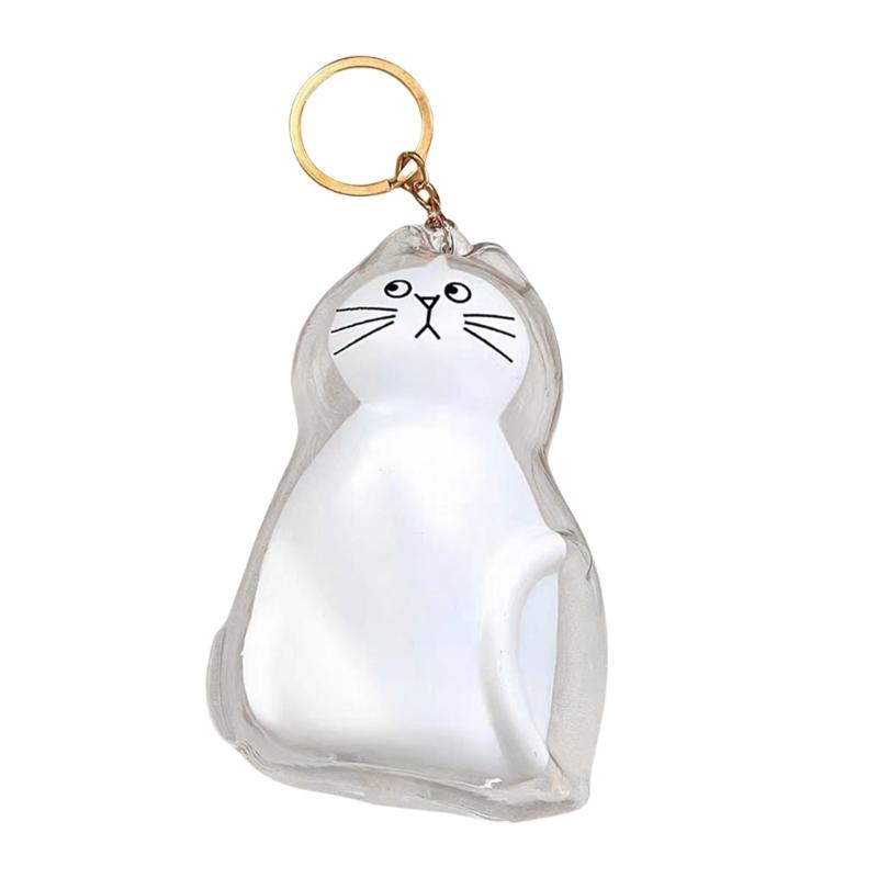 Elegant Cats Furs Storage Box With Pendant Design Pet Hair Collection Display Case Memorial Keepsakes Charm Home Decors