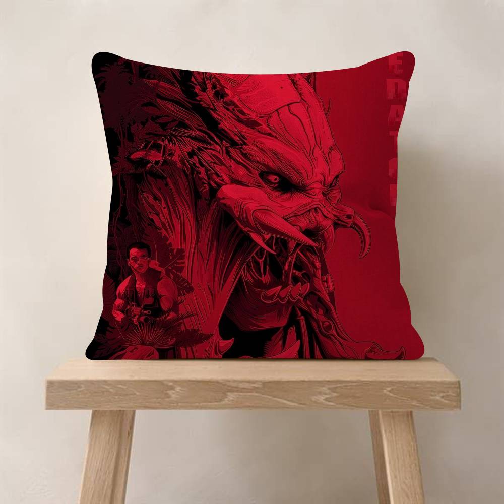 1PC The Predator Maple Design Cushion Cover Happy Autumn Harvest Decor Holiday Decorati Pillow Cover