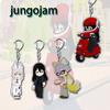 Game JungoJam Cosplay Keychain Kawaii Acrylic Pendant Keyring Key Chain Bag Ornament Accessories Decoration Props