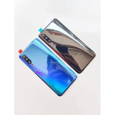 Für Xiaomi Mi 9 Glasrückseite Hintergehäuseabdeckung Mi9 Mit selbstklebender Hintertür Ersatz-Hartbatterie + Kameraobjektiv