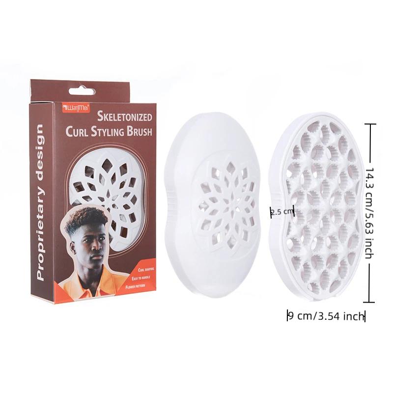 1Pcs Professional Curly African Hair Twist Brush Magic Coil Wave Wave Reusable Dreadlock Afro Hairbrush Curler Hair Styling Tool