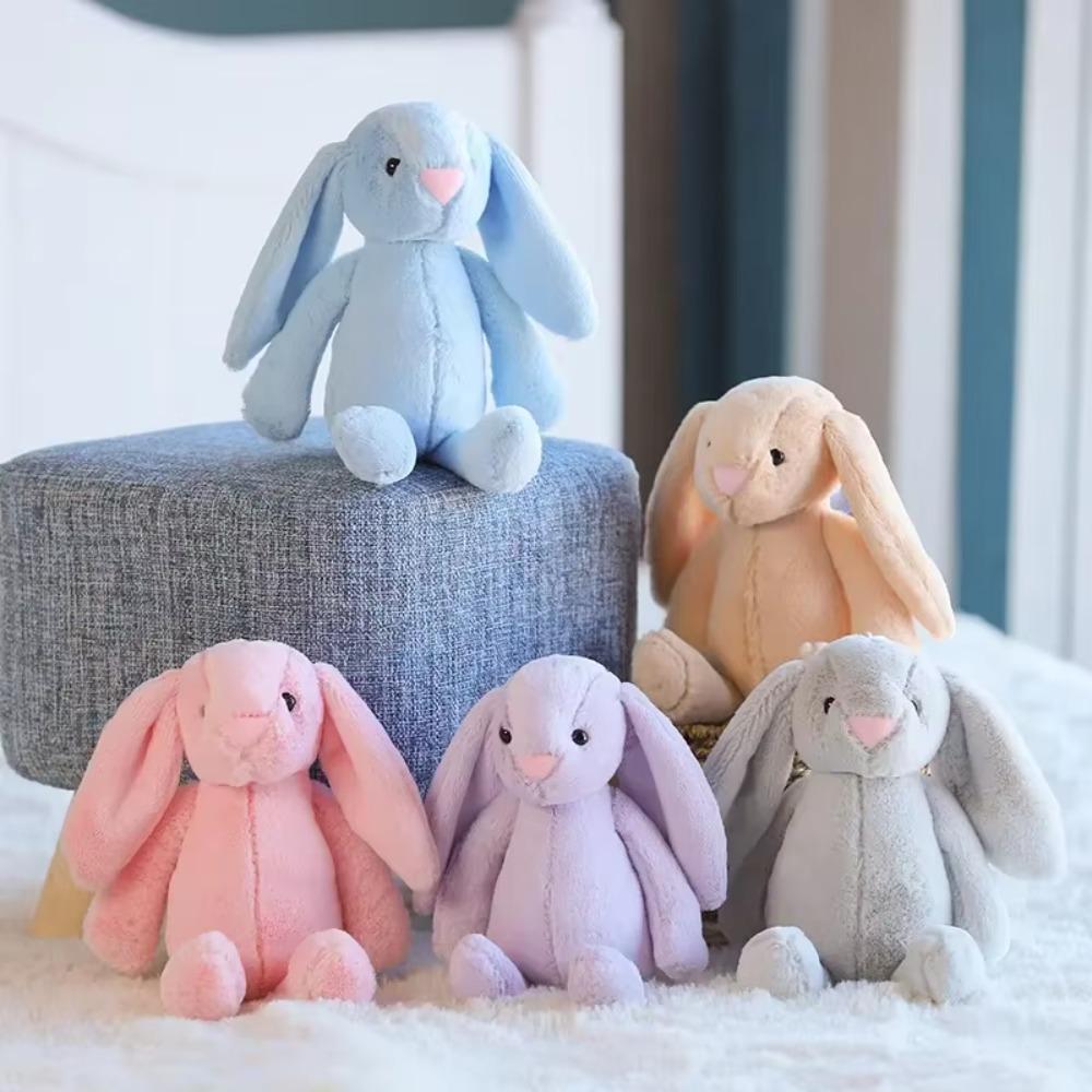 30cm Cute Plush Toy Stuffed Toy Rabbit Doll Babies Sleeping Companion Cute Plush Long Ear Rabbit Doll Children's Gift