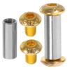 2pcs Brass Knife Handle Rivets Diy Repair Fasteners For Wooden Kitchen Knives Sturdy Fixing Bolts For Chef Knife Handles