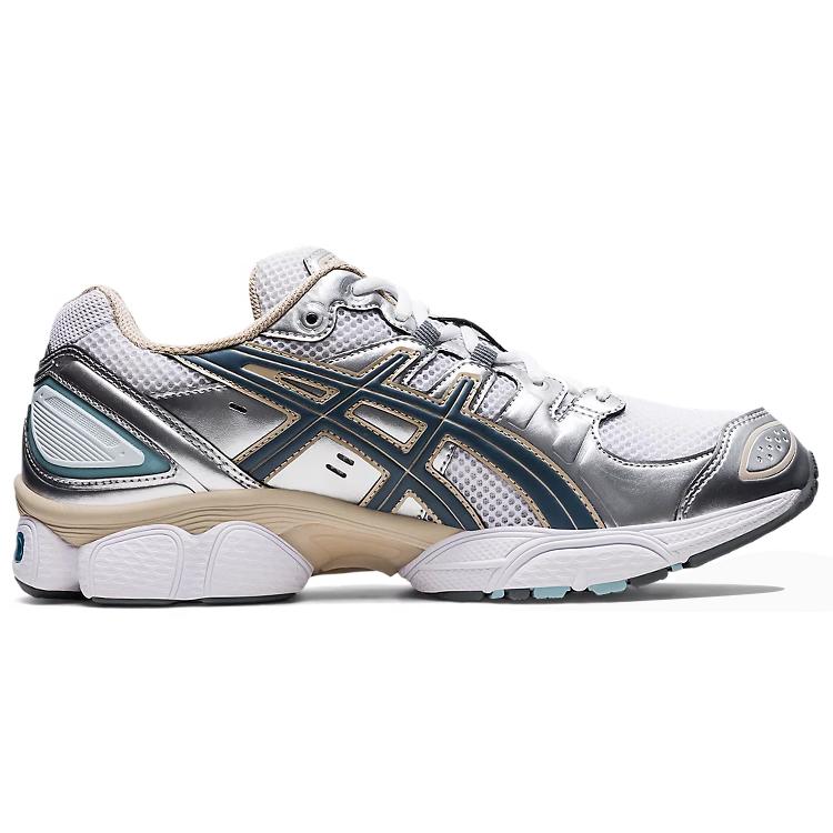 New Asics Gel Nimbus 9 White Steel Grey 1201A424-102