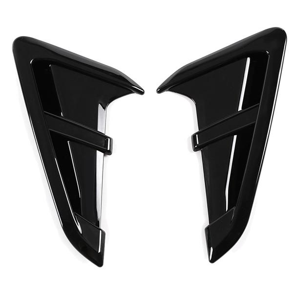 

2Pcs Car Side Fender Air Vents Grille Trim Fit for BMW X3 X4 G01 G02 X3M X4M 2018 2019 2020 2021 чёрный
