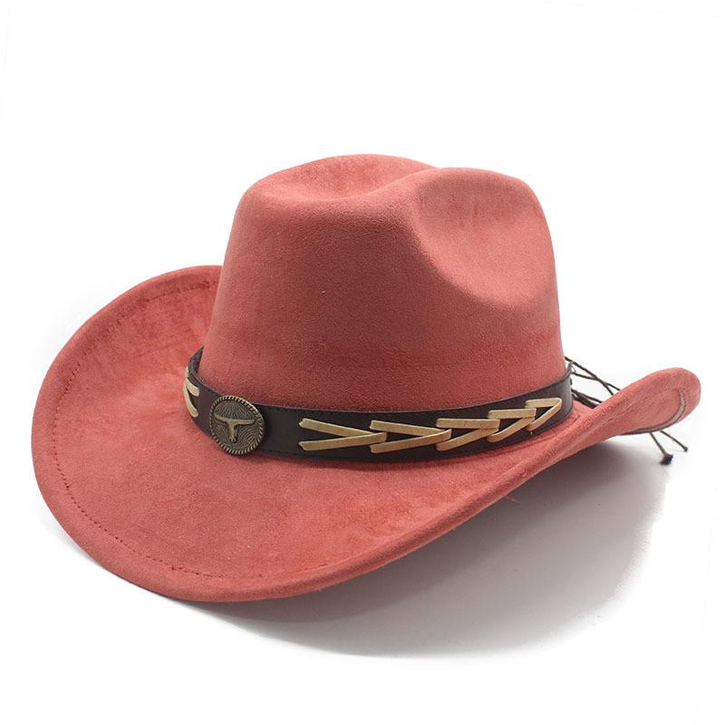 Knot Embroidered Wide Brim Hat With Polyester Wool For Spring Summer Cultural Fashion