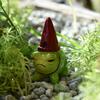 Small Frog Resin Ornaments Wearing Hats, Rural Garden Balcony Miniature Decorations, Rural Style Courtyard Accessories
