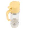 Honey Dispenser 350ml Clear Glass Syrup Dispenser with Handle Prevent Dripping Honey Container for Coffee Shops Restaurants Home
