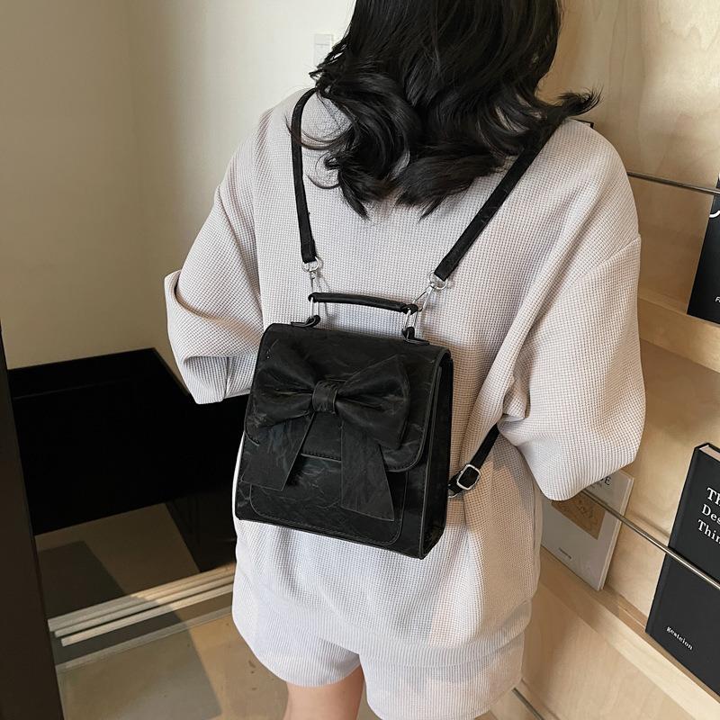 Premium Bow Backpack Women's New Fashion Niche Travel Out Small Backpack