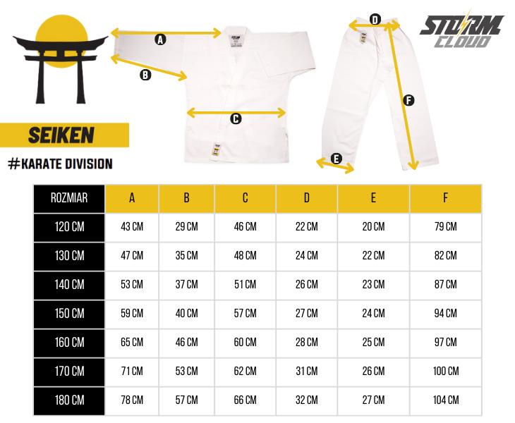 StormCloud Seiken Kids Karate Kimono with White Belt Free 170