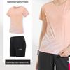 Camel Men's Knitted Short Sleeve Two-Piece Set