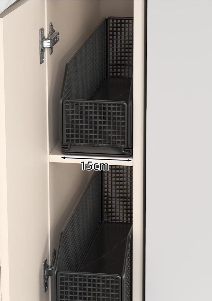 Pull-Out Kitchen Drawer Organizer for Narrow Deep Cabinets