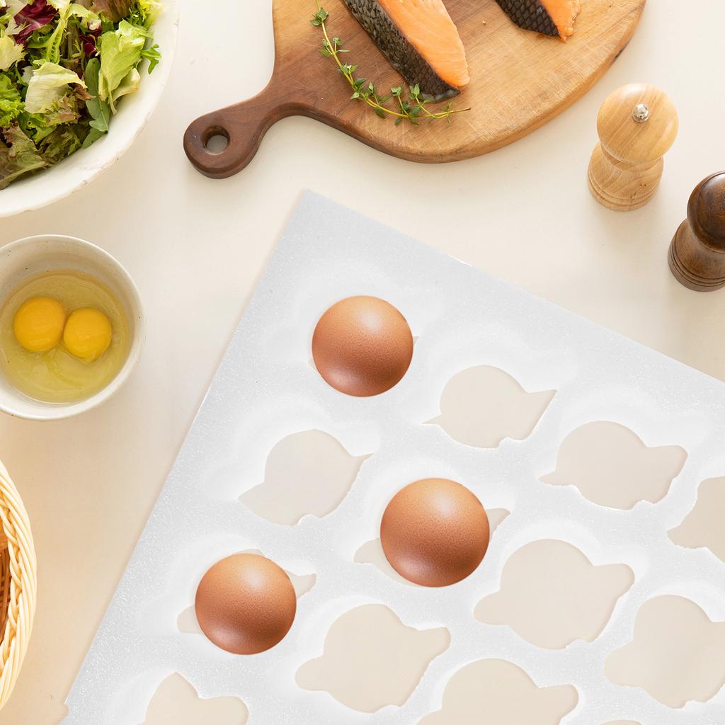 Portable Egg Tray Holder Reusable Container Shipping Foam Tray Kitchen Ganizer Poultry Storage Basket Household Item