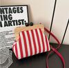Women Bags Euro-America Style Cotton Fabric Flap Ladylike Dot Hasp Soft Shoulder Bags Purse MINI Bag Phone Bag Designer Bags