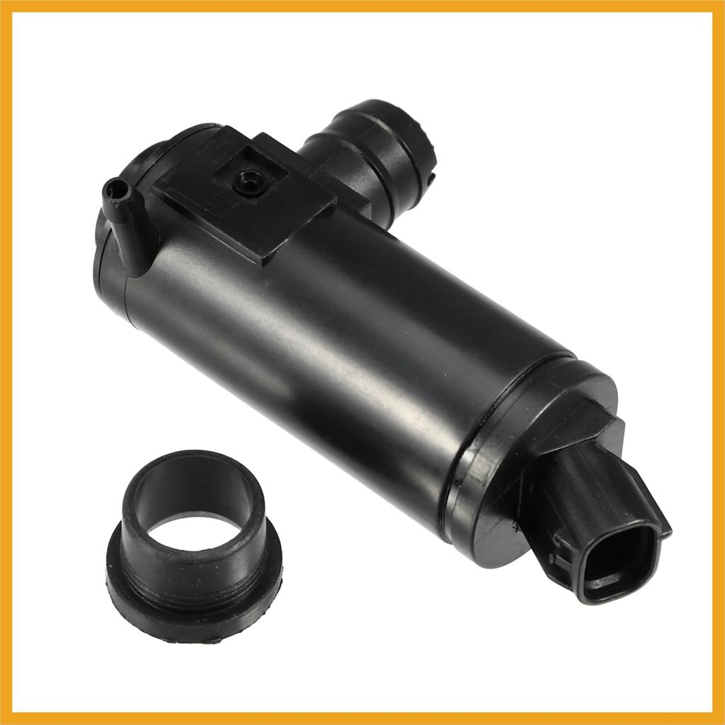 Windshield Washer Motor Pump with Grommet 76806-TBA-A01 for Honda Civic 2016-2020 for Honda Insight 2019-2021 - Pack of 1 Black Replacement