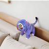 The Iconic KDH Mascot: Derpy Tiger Plush Keychain – Soft & Squishy K-Pop Demon Hunters Charm