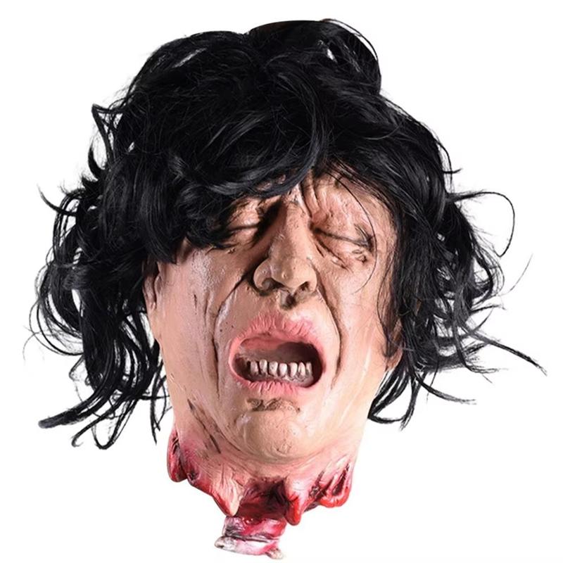 ABWR-Отрезанная Голова Хэллоуин Реквизит Латекс Водонепроницаемое Украшение Для Дворов Гостиных Патио Реалистичный Хэллоуин Голова Реквизит
