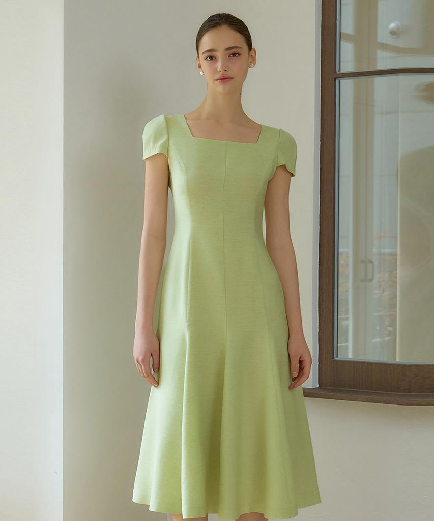 Julie And Kara 25Hs Collar 125 Terroir Line Lumiere Dress Green