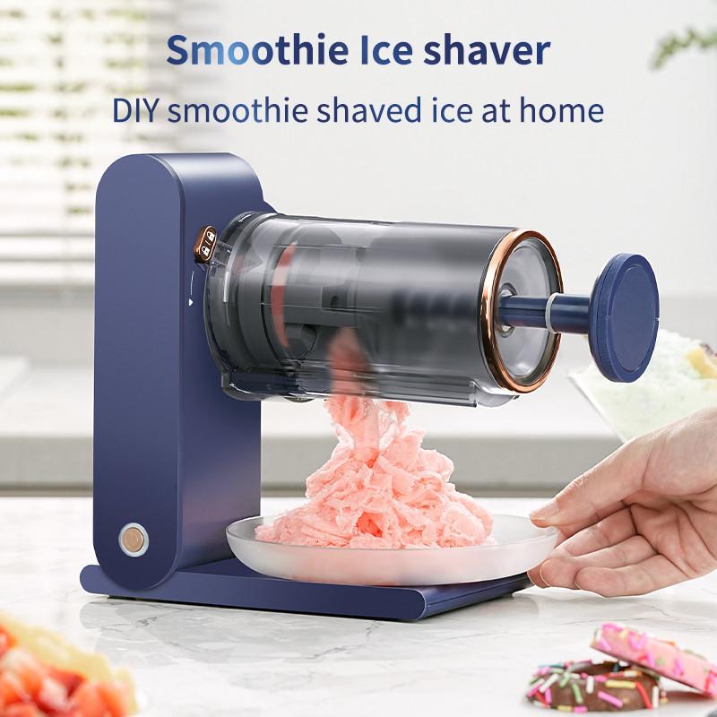 Elektrische kleine Smoothie-Maschine, multifunktionale Dessertmaschine, kommerzieller 2-in-1-Eiszerkleinerer für den Heimgebrauch