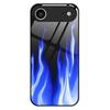 For iPhone 17 Air Case Anti Drop TPU PC Tempered Glass Pattern Printing Phone Back Cover