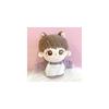 Bicolor Hoodie 10cm Plush Doll Outfit Mauve Costume Accessory for Kpop Doll Collectors